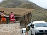 Our welcome party at Huacahuasi lodge